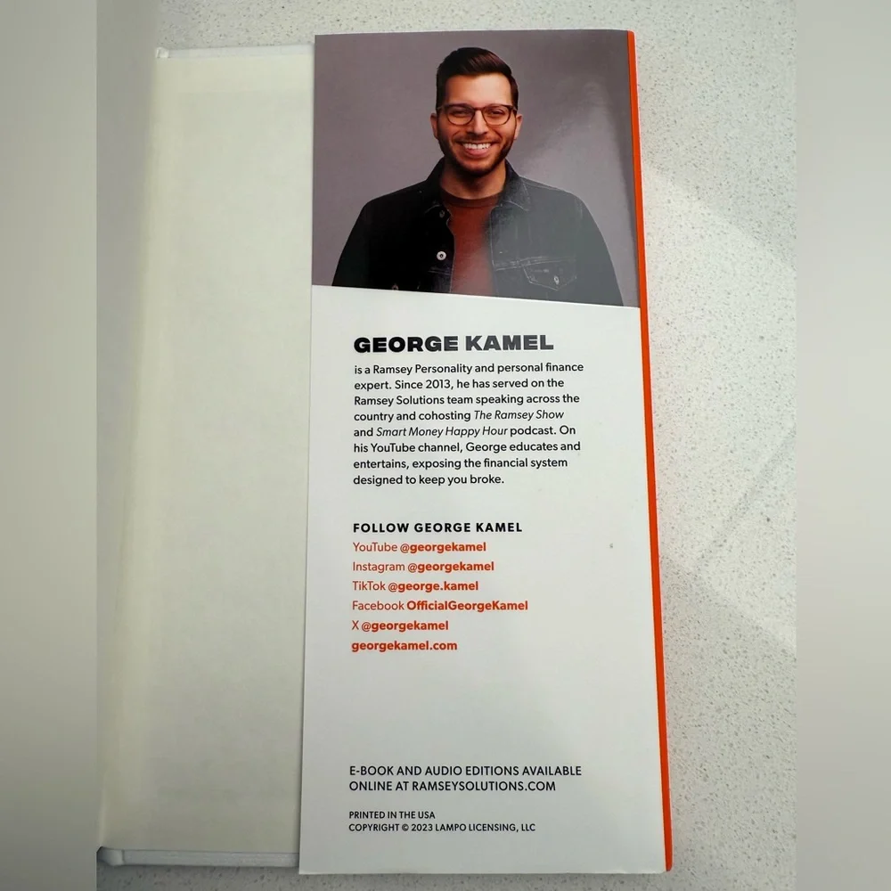 Signed Book 'Breaking Free From Broke' by George Kamel - Picture 6 of 8